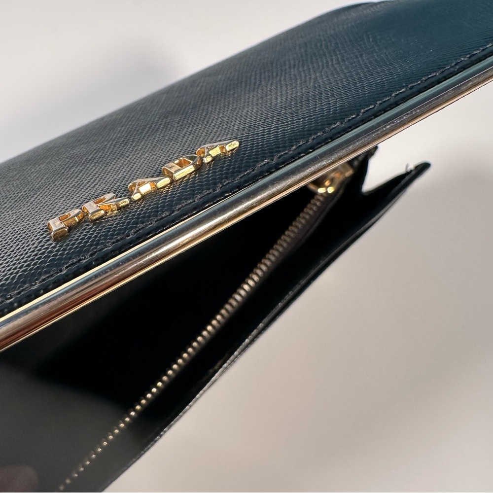 Authentic Prada Saffiano Leather Continental Wallet - Pristine - Picture 8 of 13